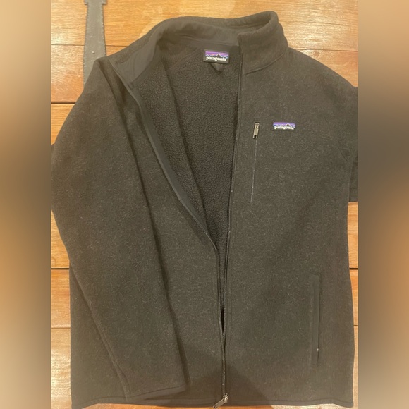 Patagonia Men’s Better Sweater Fleece Jacket Black- Like New - Picture 3 of 7